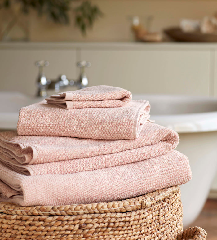 Blush Pink 100% Cotton Towels