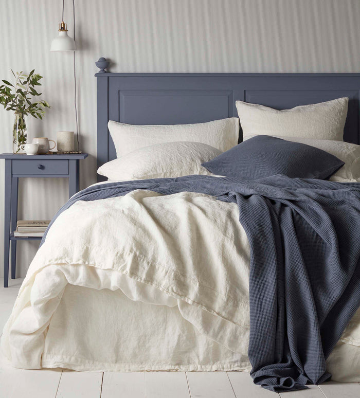 Cream 100% Linen Bed Linen