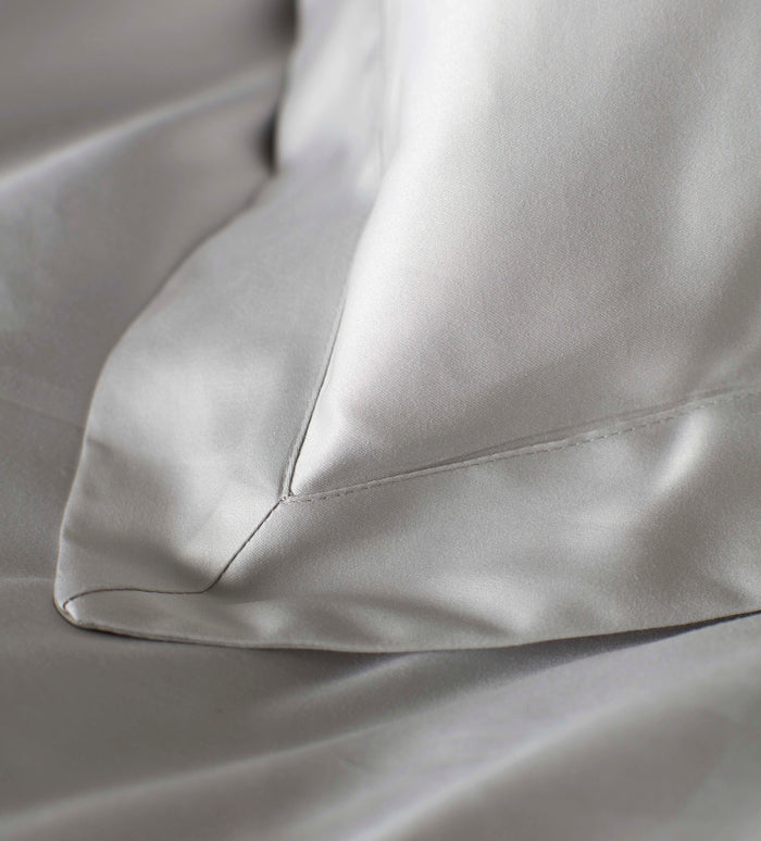 Light Grey Luxury 600 Thread Count 100% Cotton Duvet Cover