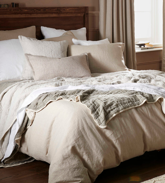 Natural 100% Linen Housewife Pillowcase