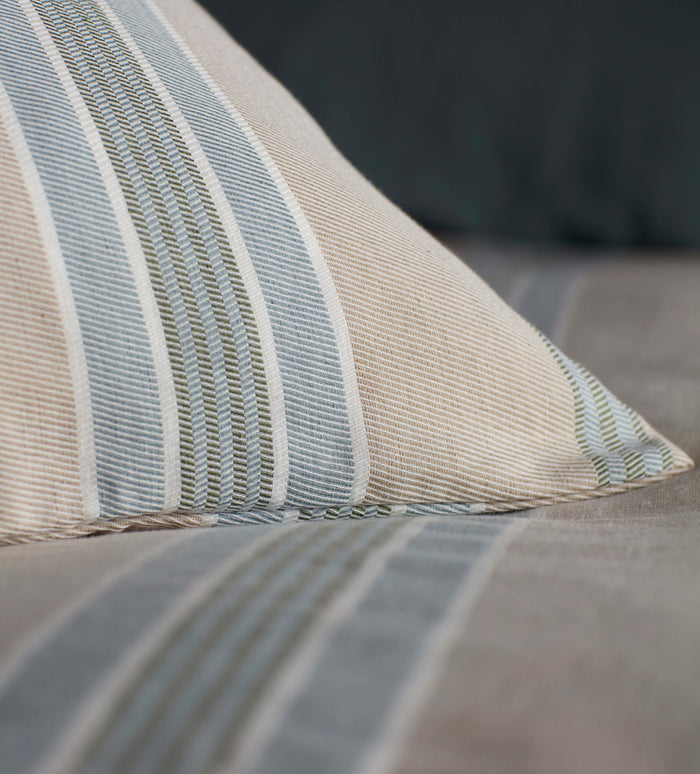 Selsey Stripe Cotton Linen Housewife Pillowcase